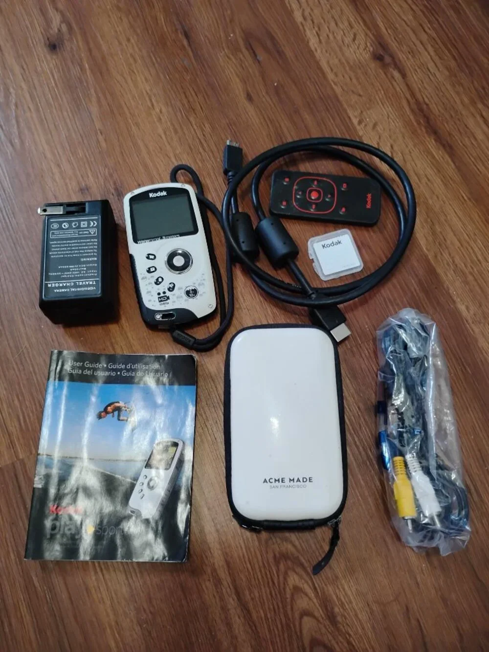 Kodak Play Sport Zx3 Digital Video Waterproof Action Camera Pocket HD 1080P